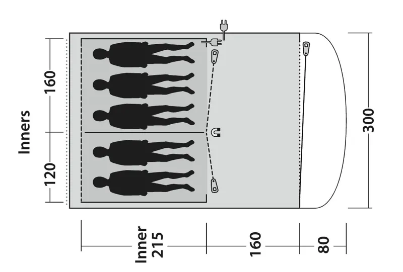 Outwell Oakwood 5 Tent - 2022 Model-3